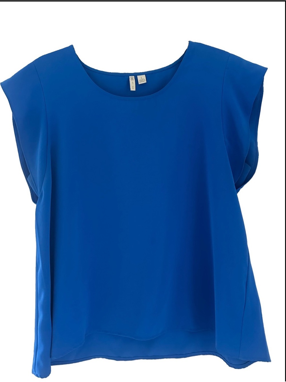 Cato Royal Blue Cap-Sleeve Blouse